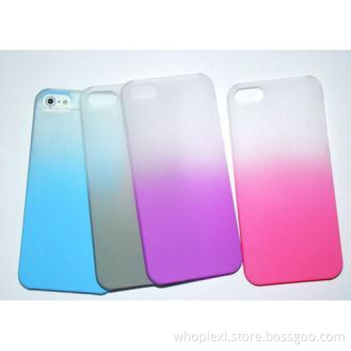 Case for iPhone 5 / 5S with rubber coating , gradual color